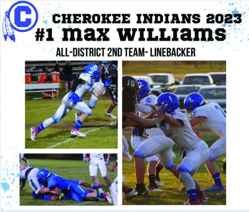 Cherokee Indians All-District selections