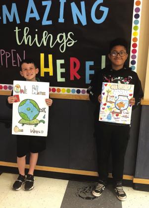 First place winner - Levi Covey, and Second place winner Robert Williams.