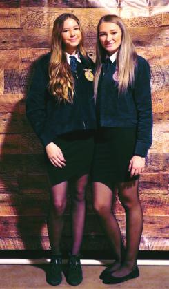 Pictured at right: Lili Appleton and Raegan Wright