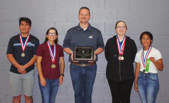 Two SSHS teams make District Champions in recent UIL Academic Meet