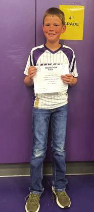4th grade student John Clay Craft