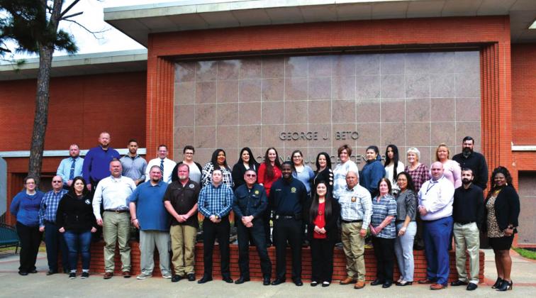 Angela Brodbeck, San Saba County Jail Administrator, (top row, 6th from left)