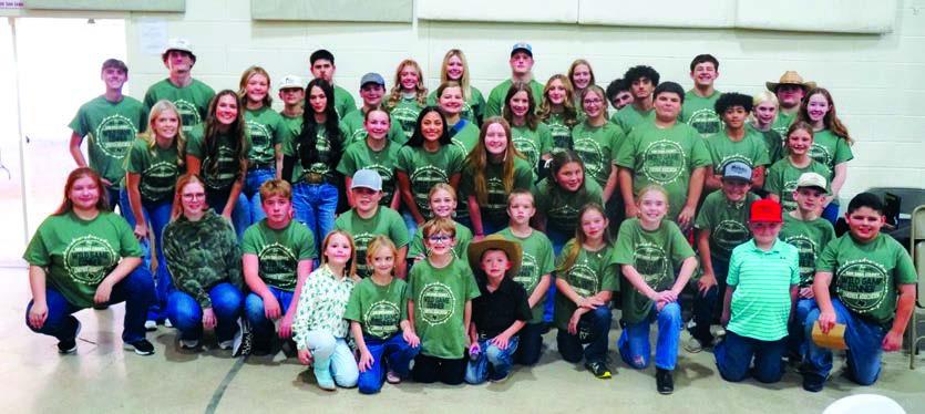 San Saba County Livestock and 4H kids that helped with the 2024 Wild Game Dinner. Courtesy of San Saba County Livestock Association