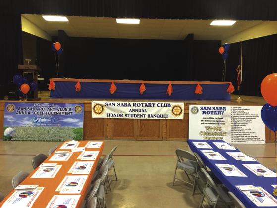 San Saba Rotary Club to award $12,000 in scholarships at the Annual Honor Student Banquet