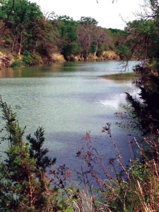 The beautiful San Saba River Courtesy of Dave Clark