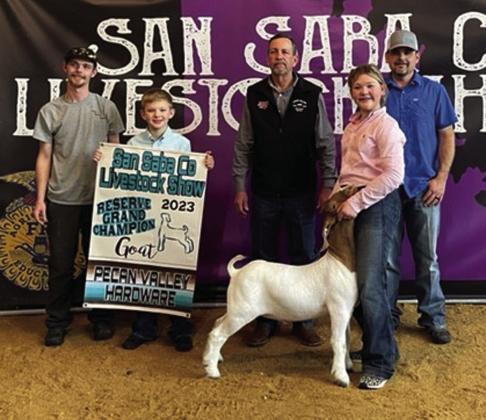 Reserve Grand Champion Goat, Sr. Goat Showmanship, Jr. Sheep Showmanship - Brylie Edmondson