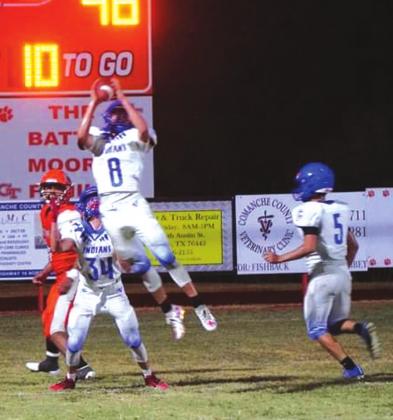 Cherokee’s Joel Valdez with the interception.