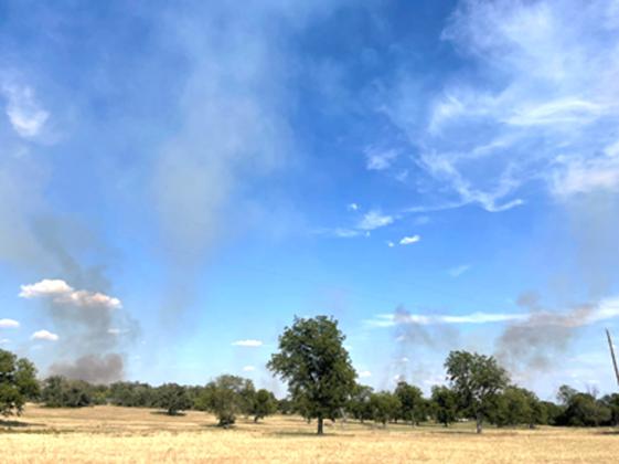 The above photos courtesy of the San Saba Volunteer Fire Department
