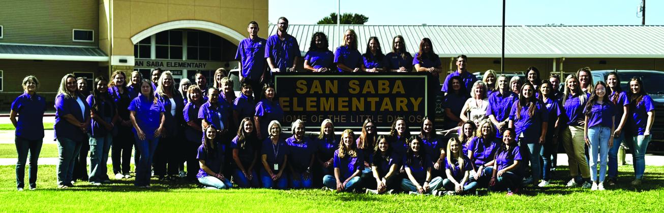 2024-2025 San Saba Elementary Faculty and Staff