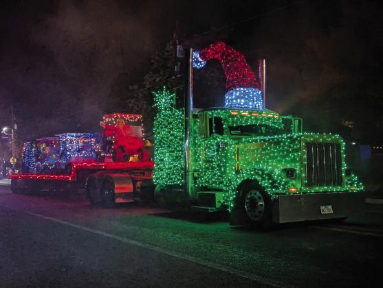 More extravagant floats in the Lighted Christmas Parade