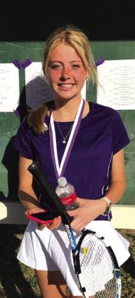Haleigh Ware - 1st place - JV Girls Singles