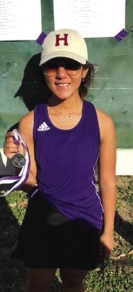 Natalie Cuevas - 2nd Place- JV Girls Singles
