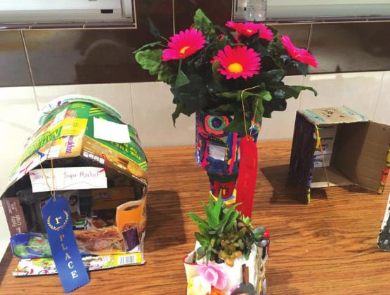 San Saba Elementary School "Trash to Treasure" Contest Winners