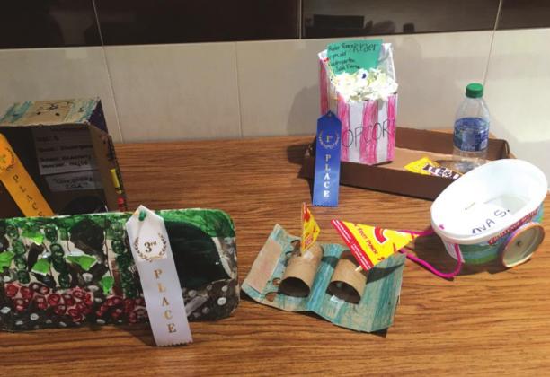 San Saba Elementary School "Trash to Treasure" Contest Winners
