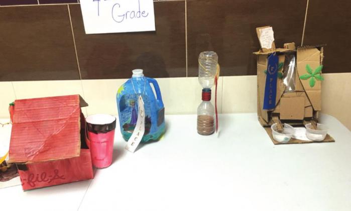 San Saba Elementary School "Trash to Treasure" Contest Winners