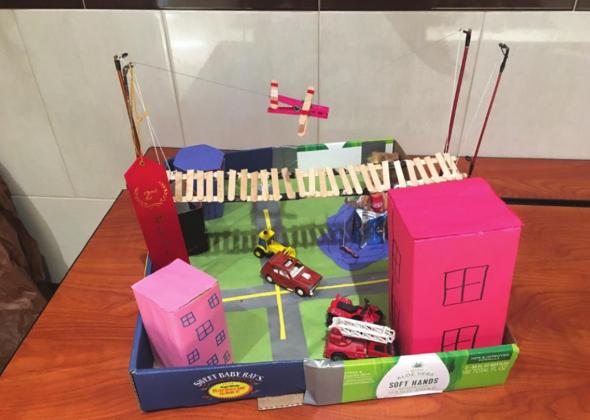 San Saba Elementary School "Trash to Treasure" Contest Winners