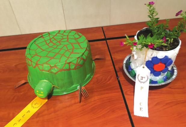 San Saba Elementary School "Trash to Treasure" Contest Winners