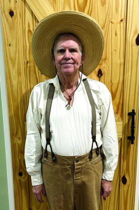 Come Celebrate Texas Independence Day on March 7th with Scott Dunbar, KSJ, who is a Texas Revolution reenactor at the San Saba County Historical Museum in Mill Pond Park. His program about his 3rd great-grandfather will begin about 4:15 in the museum. Later in the evening, he will be part of Texas Dare-Devil Cannon crew. Photo courtesy of O. Scott Dunbar