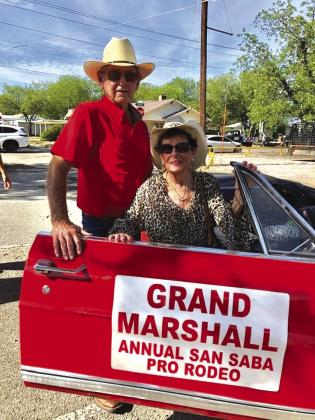 Bill and Linda Sloan - Grand Marshalls of the Rodeo Parade Photo submitted by Cindy Stewardson