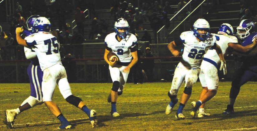 Richland Springs upset the Tigers 48-34 to move on to semi-finals