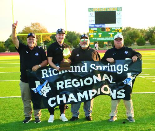 Coaches L to R: Harley Ethridge, James Dalton, Edward Aviles, and Jerry Burkhart