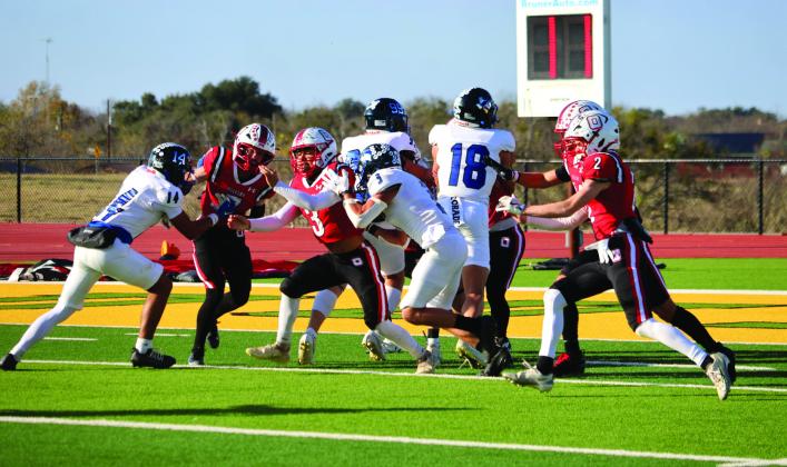 # 14 Ian McKinnerney, #3 Rush Norris, #18 Eli Hutchins, # 99 Dalton Moats