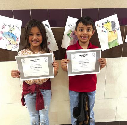 First Graders, Avalen Martinez and Michael Rocha