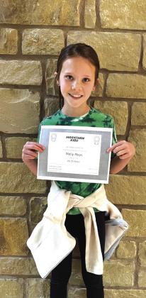 Fourth Grader, Molly Mays