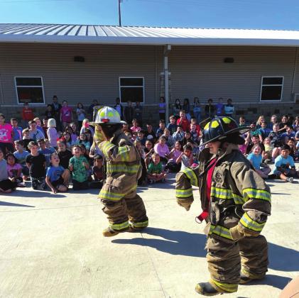 More of SSVFD and “Fire Prevention Week” at San Saba Elementary