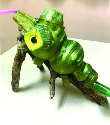 'Chameleon' by Wyatt Ward SCR Recycling/Sculpture Contest winner