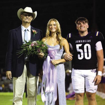 Queen Nominee Caitlyn Mays, is the daughter of Michael and Dawn Mays. Caitlin was escorted by her father, Michael. Flower presenter was Kolton Pierce, son of Norman and Christy Pierce.