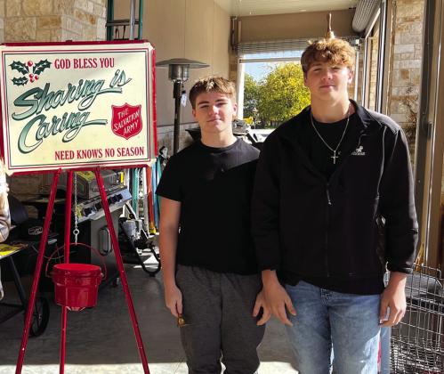 Pictured (l to r): Kolton Pierce and Trace Temples