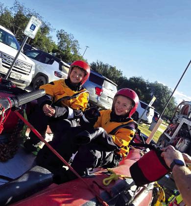 SSES Jr Firefighters: Bridger Craft and Ellisyn Johnson Courtesy Teresa Glover