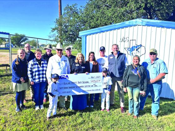 ICYMI: Richland Springs Youth Baseball Association receives LCRA grant
