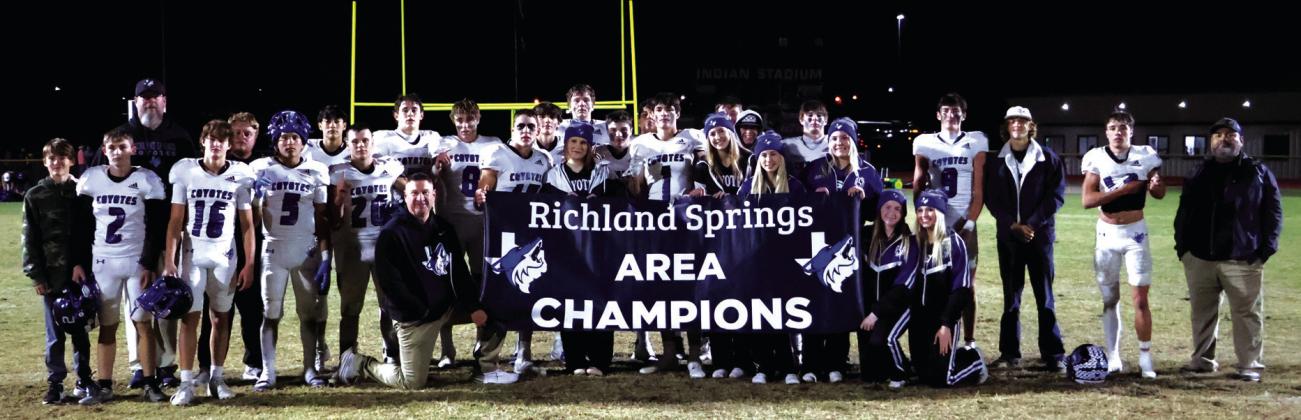Richland Springs Coyotes - Area Champions!