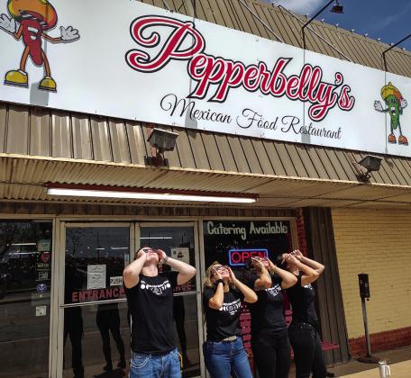 Some of the Pepperbelly’s crew took a break to catch a glimpse!
