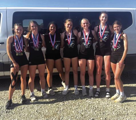 Pictured at right - L-R: Rylie Eckert, Raegan Eckert, Amarrea Thomas, Paige Bailey, Maggie Bryant, Flora Appleton, and Emma Bryant - Courtesy of Pam Starr
