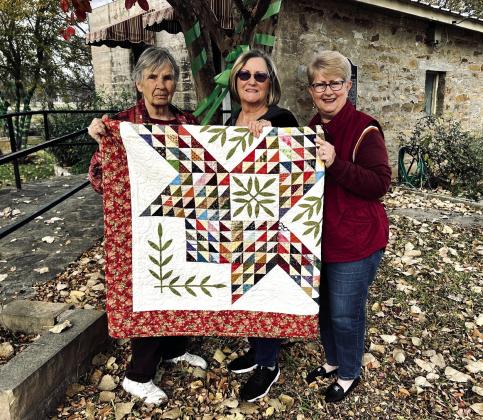 Pictured here are L-R Ms. Riggs, Janis Murray, Garden Club Vice-President, Trudy Hughes, Garden Club Treasurer and Fundraising Chair.