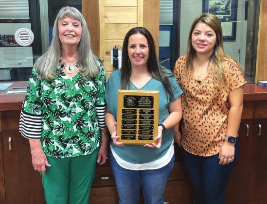 City Council holds regular meeting; recognizes October’s Employee of the Month
