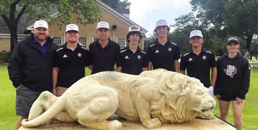 (Left to Right): Coach Walts, Kolton Pierce, Sterling Proffitt, Skyler Romero, Shooter Wight, Winton Lackey and Coach Kinkade
