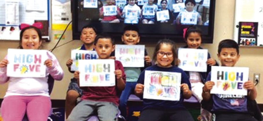1st grade 1st row: Rocio Parra, Ryan Rodríguez, Jeimy Ortiz, Gael Jaime-Barcenas; 2nd row: Brandon Aguirre, Edwiin Tovias, Analia Aragon