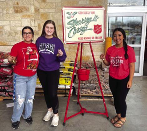 Pictured left to right: Sheridan Haynes, Selenda Robles, and Emaleigh Argote