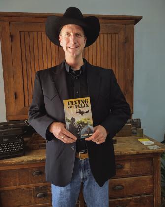 Andrew Bass, author of Flying with Felix, paid a visit to the news office on March 31st with some family members to tell us about his book. In case you missed it during our April editions, check out “The Story Behind the Story” (Parts 1, 2, &amp;amp; 3) on our website www.sansabanews.com to find out the backstory of Andrew’s writing the book Flying with Felix.