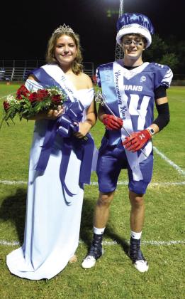 Homecoming Queen Lily Graves and King Robert Sawyer Courtesy Ashley McKneely