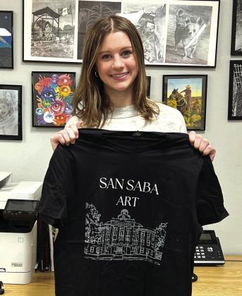 2026 SSHS Art T-Shirt Design Winner Courtesy of Shara Wright