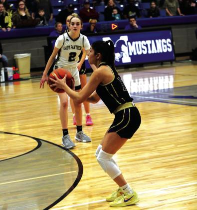 #11 Chassidy Gonzales drains 3 pointer in 94-46 win over Danbury
