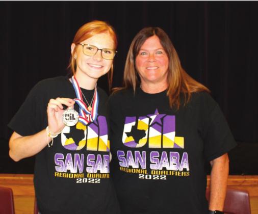 Three SSHS students headed to STATE after medaling at Regional UIL Academic Meet; remaining students excel too!