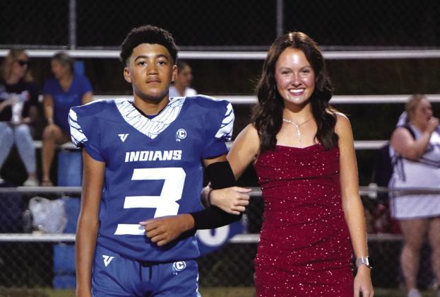 Freshman Duke Chris Oakman and Duchess Morgan Palermo