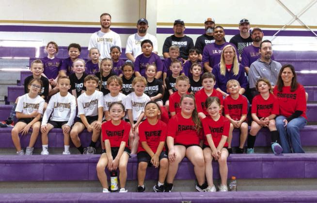 San Saba Youth Basketball Group Photo of 1st and 2nd grade Teams - photo courtesy of Amanda Rivera