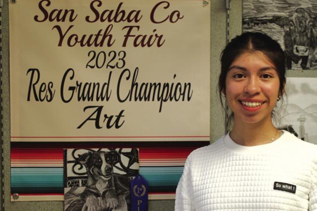 Esperanza Baez-Garcia won Reserve Grand Champion Photo couretesy of Shara Wright